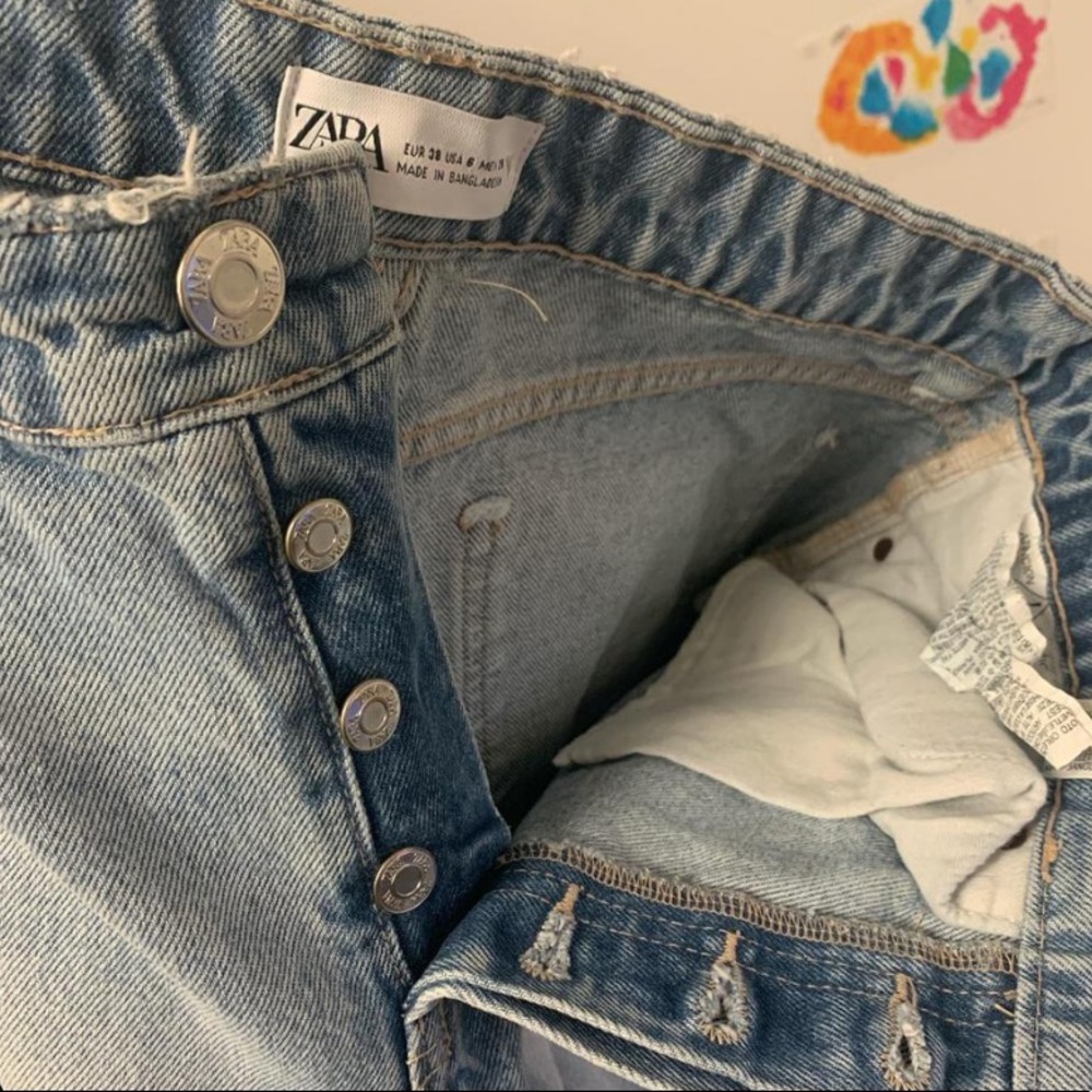 Brand New Zara Straight Leg Jeans